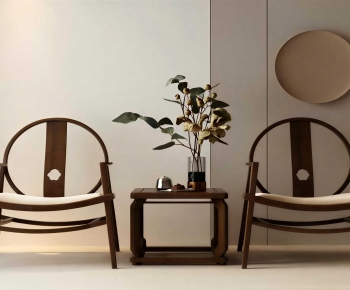 New Chinese Style Lounge Chair-ID:813668016