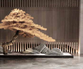 New Chinese Style Plant Landscaping-ID:348311903
