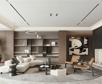 Modern A Living Room-ID:399879939
