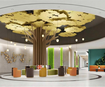 Modern Office Reception Desk-ID:369087937