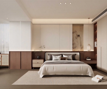 New Chinese Style Bedroom-ID:703880074