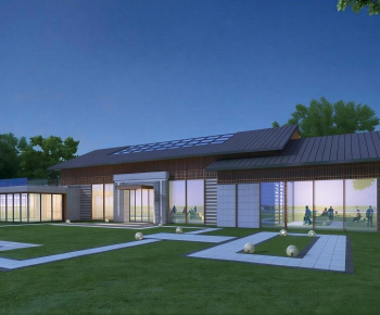 New Chinese Style Appearance Of Commercial Building-ID:905105114