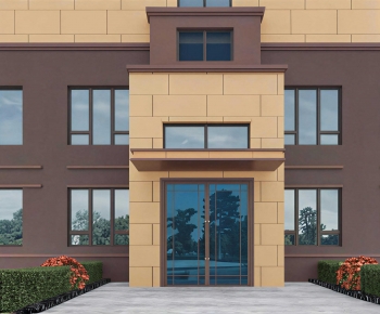 Modern Facade Element-ID:891585113