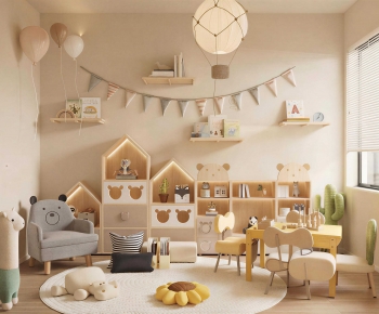Modern Children's Room Activity Room-ID:234853989