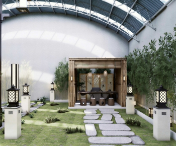 New Chinese Style Courtyard/landscape-ID:850403075