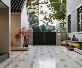Modern Courtyard/landscape-ID:809842113