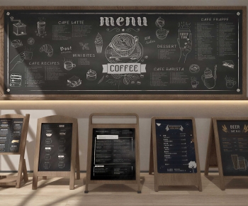 Modern Blackboard/whiteboard-ID:754870891