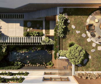 Modern Courtyard/landscape-ID:929821979