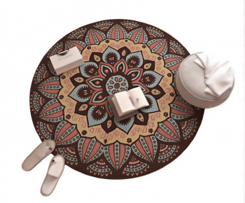 Modern Circular Carpet-ID:825099964