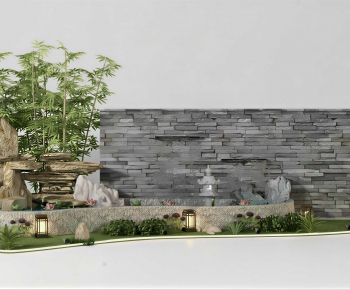New Chinese Style Rockery Waterscape-ID:627823117