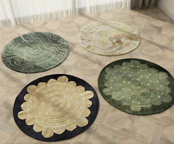 Modern Circular Carpet-ID:599589118