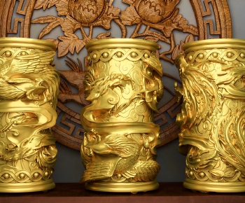 New Chinese Style Sculpture-ID:613617903
