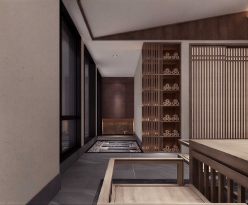 New Chinese Style Tea House-ID:517952922