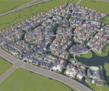 New Chinese Style Architectural Bird's-eye View Planning-ID:420579914