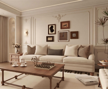 American Style A Living Room-ID:537583112