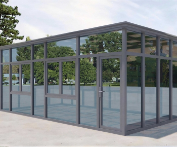 Modern Glass Sunshine Room-ID:154279953