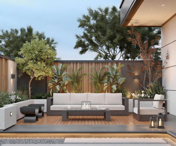Modern Courtyard/landscape-ID:798748029