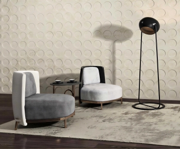 Modern Single Sofa-ID:437077053