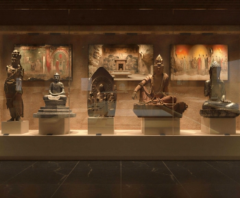 New Chinese Style Exhibition Hall-ID:338074924
