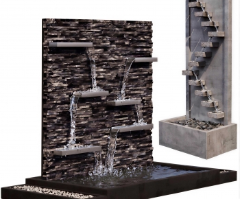Modern Rockery Waterscape-ID:652080063