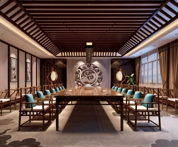 New Chinese Style Meeting Room-ID:643629073