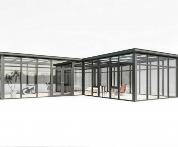 Modern Glass Sunshine Room-ID:545569904