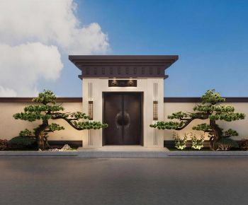 New Chinese Style Gate-ID:736942054