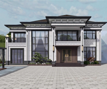 New Chinese Style Detached Villa-ID:788666961