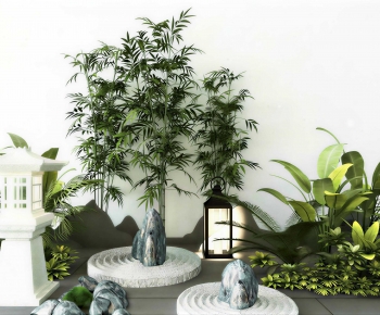 New Chinese Style Plant Landscaping-ID:855626117