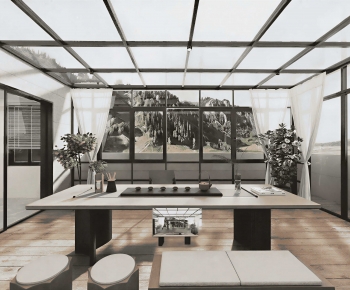 Chinese Style Glass Sunshine Room-ID:594899796