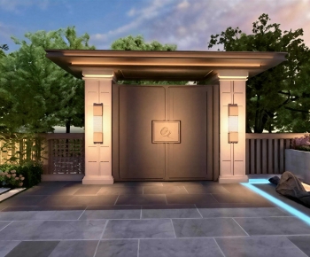 New Chinese Style Gate-ID:577111967