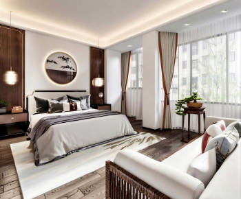 New Chinese Style Bedroom-ID:228589062