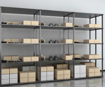 Modern Supermarket Shelf-ID:864491943