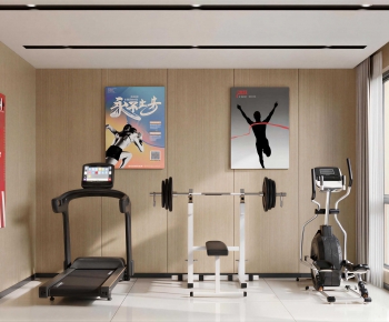 Modern Home Fitness Room-ID:650214914