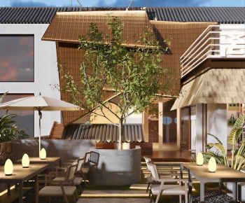 New Chinese Style Courtyard/landscape-ID:237389095