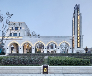 Modern Facade Element-ID:860311995