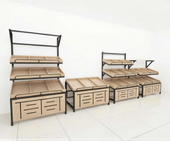 Industrial Style Supermarket Shelf-ID:606575018