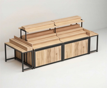 Industrial Style Supermarket Shelf-ID:201640129