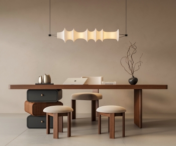 Modern Computer Desk And Chair-ID:853864918