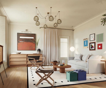 Modern A Living Room-ID:885939647