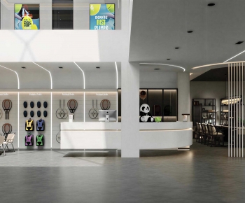 Modern Exhibition Hall-ID:603449113