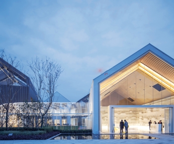 Modern Facade Element-ID:981330992