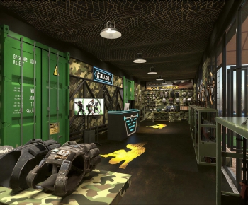 Industrial Style Retail Stores-ID:880239082