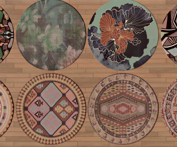 New Chinese Style Circular Carpet-ID:865800467