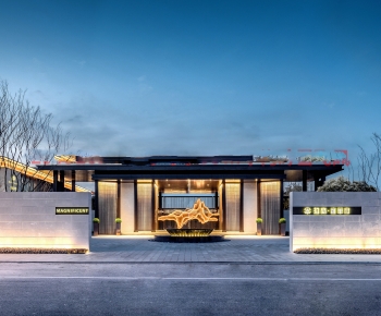 Modern Facade Element-ID:364019991