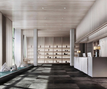 New Chinese Style Lobby Hall-ID:592930089