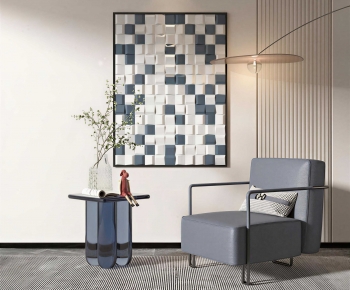 Modern Single Sofa-ID:343089163