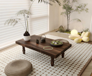 Japanese Style Tea Tables And Chairs-ID:445070987