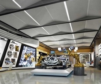 Industrial Style Exhibition Hall-ID:315134056