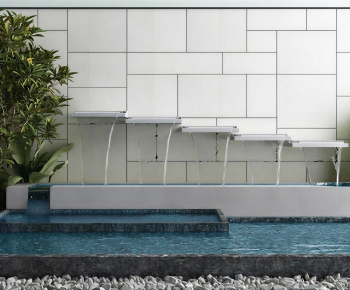 Modern Rockery Waterscape-ID:668670899
